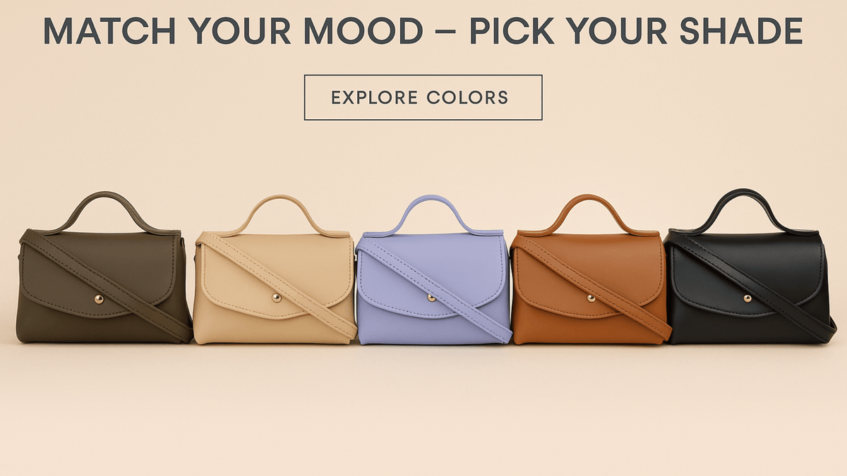 Different Colours of Bags,brown.beige,Black 