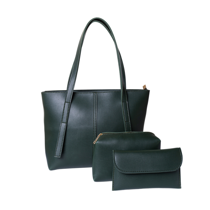 Tasha's Carry All Bag - 3Pc - Emerald Green Tasha