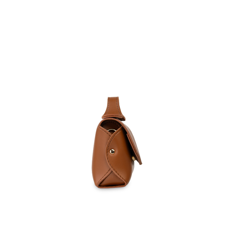 Tasha's Mini Messenger bag - Camel Brown Tasha