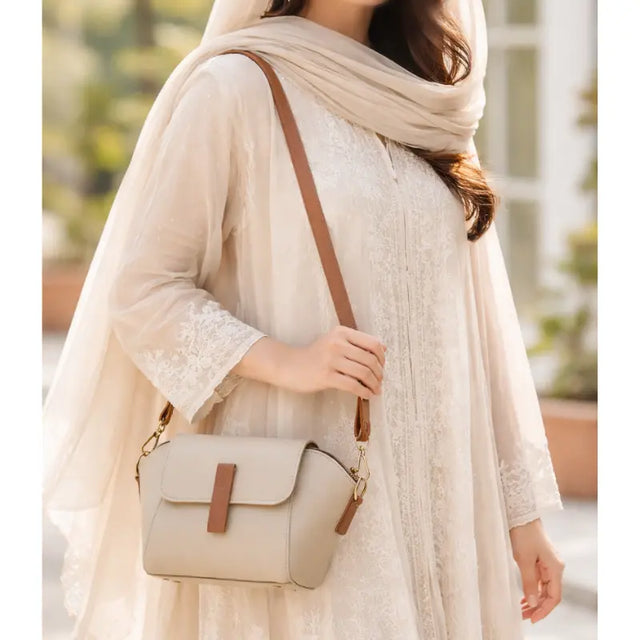 01)	Tasha’s Movea Bag - Beige Tasha Bags