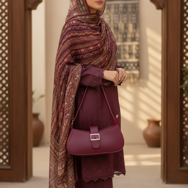 Tasha’s Safira Bag - Maroon Tasha Bags