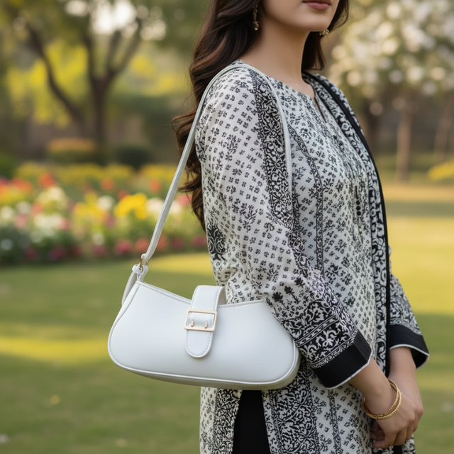 Tasha’s Safira Bag - White Tasha Bags