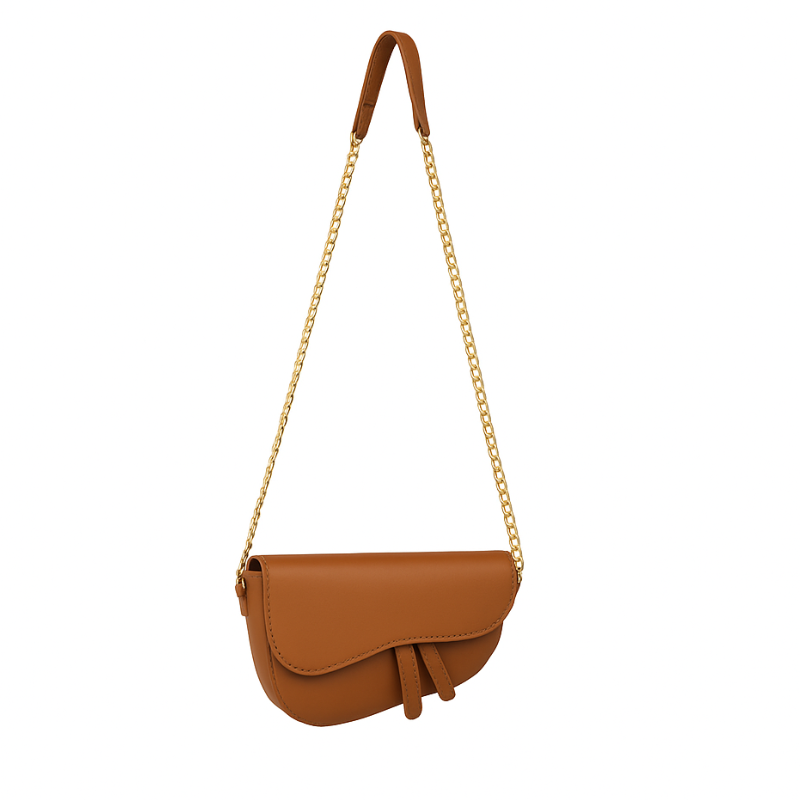  Velare  Brown leather bag