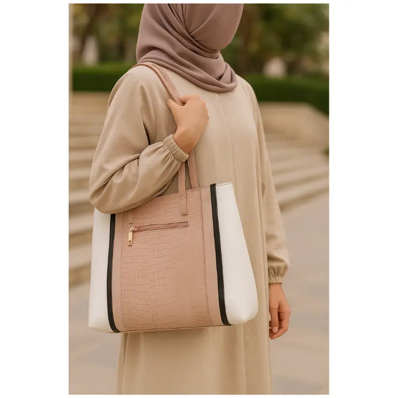 Tasha's 3-in-1 Glam Tote Pink Tasha Bags